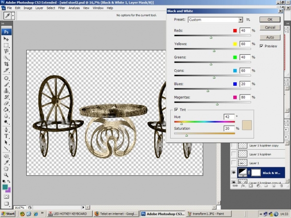 Creation of Something old can be beautiful: Step 4